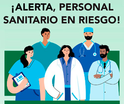 Alerta personal sanitario en riesgo