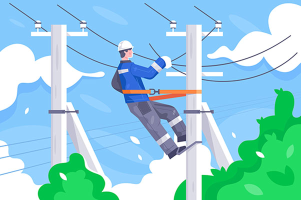 líneas eléctricas aéreas