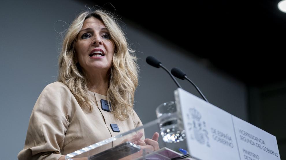 ministra de trabajo yolanda diaz